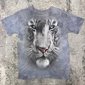 The Mountain | White Tiger Face T-shirt
